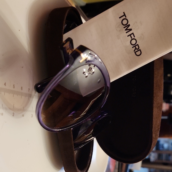 Tom Ford Purple Sunglasses Chic Accessories display picture 1